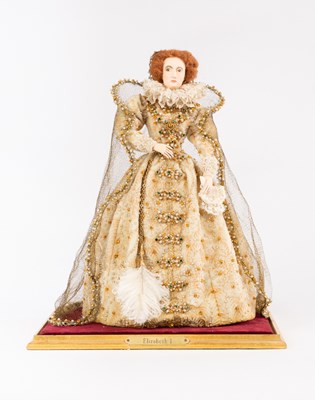 Lot 293 - A costume figure of Elizabeth I wearing a...