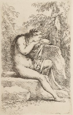 Lot 348 - Salvator Rosa (Italian 1615-1673)/A Nude in...