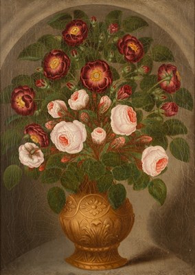 Lot 362 - Dutch School, 19th Century/Still Life of Roses...