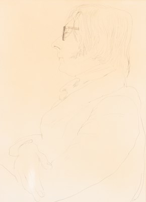 Lot 473 - David Hockney, RA (born 1937)/Portrait Study...