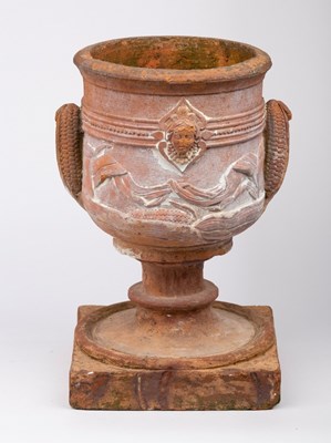 Lot 500 - A decorative terracotta jardinière, early 20th...