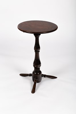 Lot 519 - A late 18th Century oak and elm turners table...