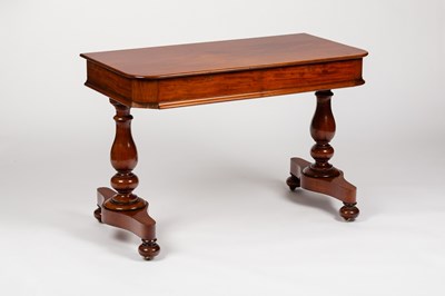 Lot 523 - A Victorian mahogany dressing table, fitted...