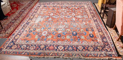 Lot 542 - A Mahal carpet, West Persia, early 20th...