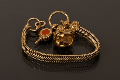 Lot 625 - A fine early 19th Century watch fob, the...