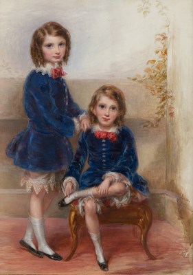 Lot 634 - Thomas Richmond (British 1802-1874)/Children/a...