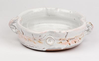 Lot 748 - Pat Fuller (Contemporary), a white glazed...