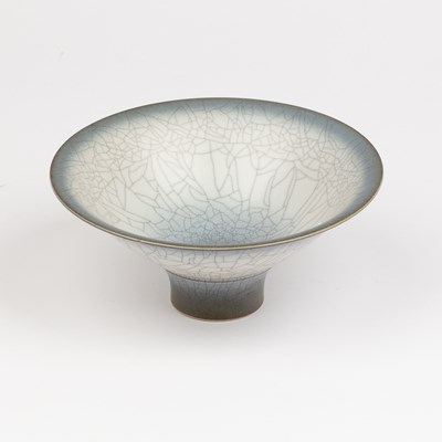 Lot 778 - David White (1934-2011), a crackle glaze...