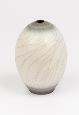 Lot 779 - David White (1934-2011), a crackle glaze...