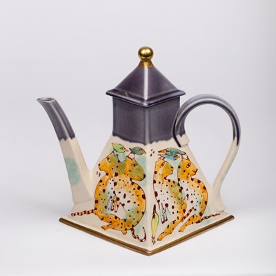 Lot 788 - Roger Michell (1947-2018)/Leopard Teapot,...