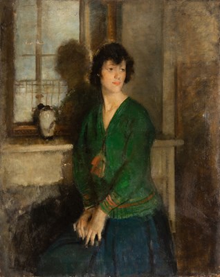 Lot 870 - Walter Westley Russell RA (1867-1949)/Portrait...