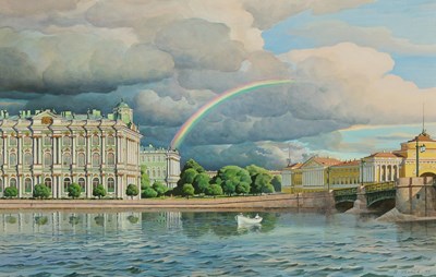 Lot 895 - Igor Ivanov (b. 1934)/The Hermitage, St...