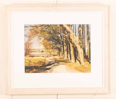 Lot 939 - Bob Rudd (born 1944)/Landscape with Avenue of...