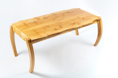 Lot 956 - Neil Morris (Contemporary)/An elm dining table,...