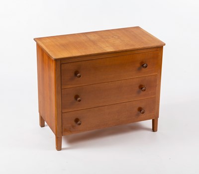 Lot 973 - Gordon Russell Workshops/A walnut chest, 1950s,...