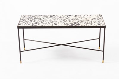 Lot 980 - A 1950s coffee table/with formica top, 92cm x...