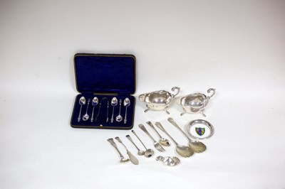 Lot 2 - A set of six Edwardian silver apostle...