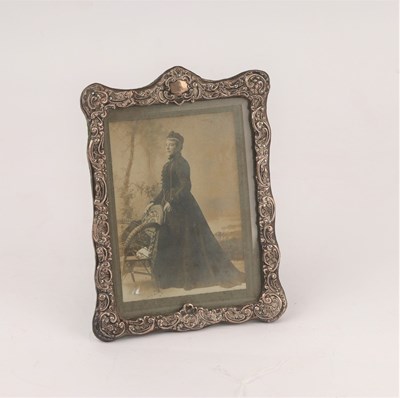 Lot 8 - A Victorian silver photograph frame,...