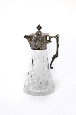 Lot 18 - A silver mounted claret jug, Whitehill Silver...