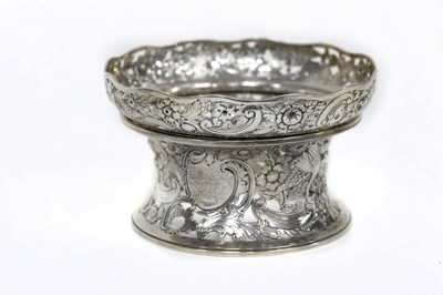 Lot 25 - An Edwardian silver dish ring, John Bodman...