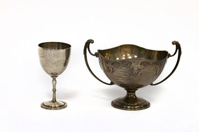Lot 32 - A silver trophy cup, HF & Co., Birmingham 1911,...