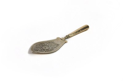 Lot 49 - A George III silver fish slice, Peter & Ann...