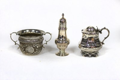 Lot 84 - A Victorian silver mustard pot, RH, London...