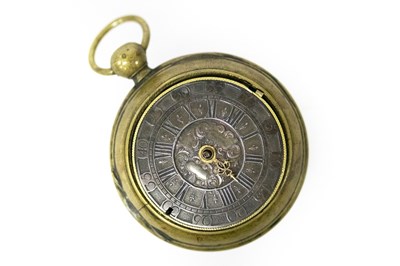 Lot 147 - An 18th Century verge watch, movement signed...