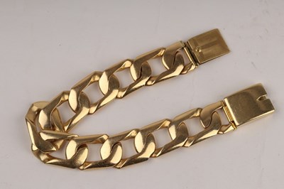 Lot 170 - An 18ct yellow gold bracelet, maker SI, circa...