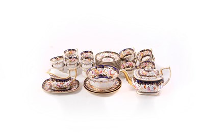 Lot 284 - A John Rose Coalport tea set, circa 1820,...