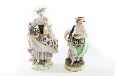 Lot 319 - A Meissen (Marcolini) figure of a flower...