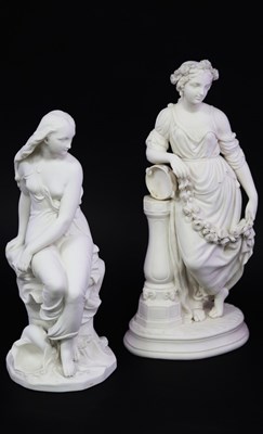 Lot 327 - A Minton parian figure, Miranda, modelled by...