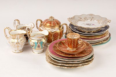 Lot 351 - A Davenport sugar bowl, coffee cup and saucer...