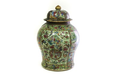 Lot 376 - A large 19th Century Chinese temple jar,...