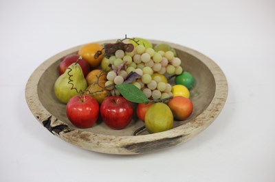 Lot 460 - A turned wood bowl, 47.5cm diameter