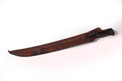 Lot 492 - A Collins & Co 'Legitimus' machete in leather...