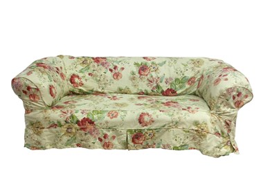 Lot 535 - A Victorian upholstered Chesterfield settee...