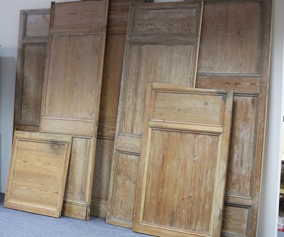 Lot 552 - A quantity of pine panelling, the largest...