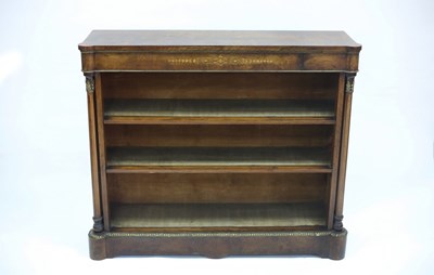 Lot 633 - A Victorian walnut and gilt metal mounted...