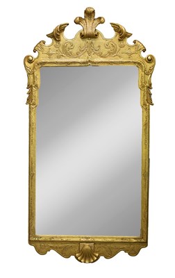 Lot 649 - A George I style wall mirror with Prince of...