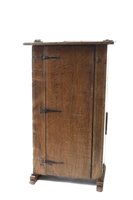 Lot 689 - An early 18th Century Spanish oak single door...