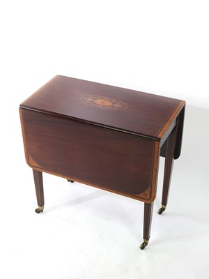 Lot 699 - A late 19th Century mahogany and inlaid...