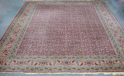 Lot 764 - A Tabriz carpet, North West Persia, with all...