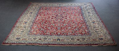 Lot 774 - A Sarouk carpet, West Persia, with scrolling...