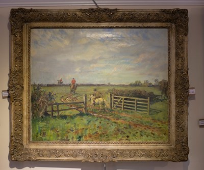 Lot 828 - Lionel Edwards (1878-1966)/Last Man Shut The...