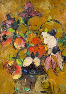 Lot 846 - Wlodzimierz Terlikowski (1873-1951)/Still Life...