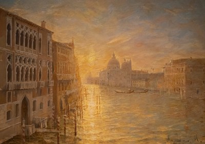 Lot 847 - Mekhti Mezentsev (born 1961)/Canal Grande...