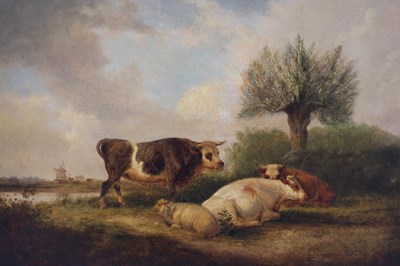 Lot 863 - Follower William Shayer Sr. (1788-1879)/Cattle...