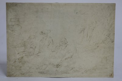 Lot 890 - 18th Century Italian School/Figures Beneath...