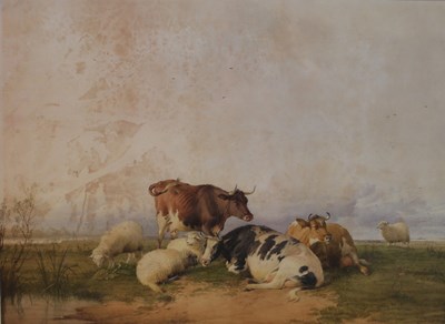 Lot 914 - Thomas Sidney Cooper (1803-1902)/Cattle and...